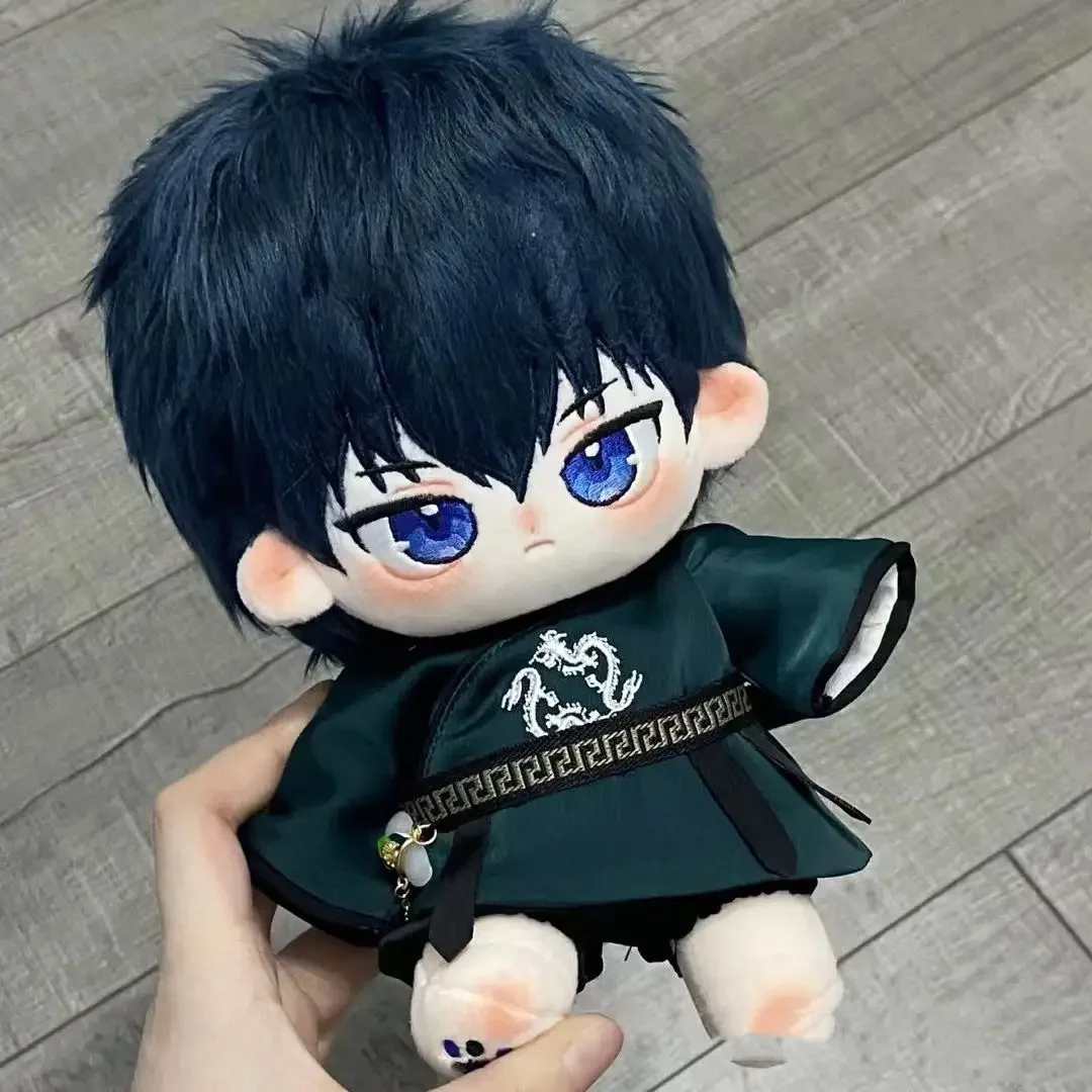 Stuffed Blue Lock Isagi Yoichi 20cm Cotton Doll Gift Toys for Girls Boys DIY Dress-up Puppet Animation Collections