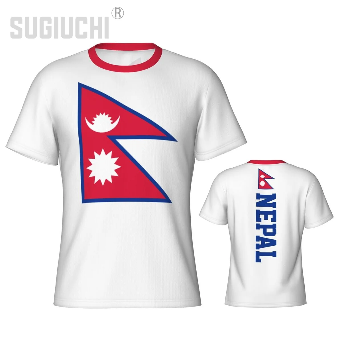 Tight Sports T-shirt Nepal Flag Nepalese 3D For Men Women Tees jersey Clothes Soccer Football Fans Gift Patriotic T shirt