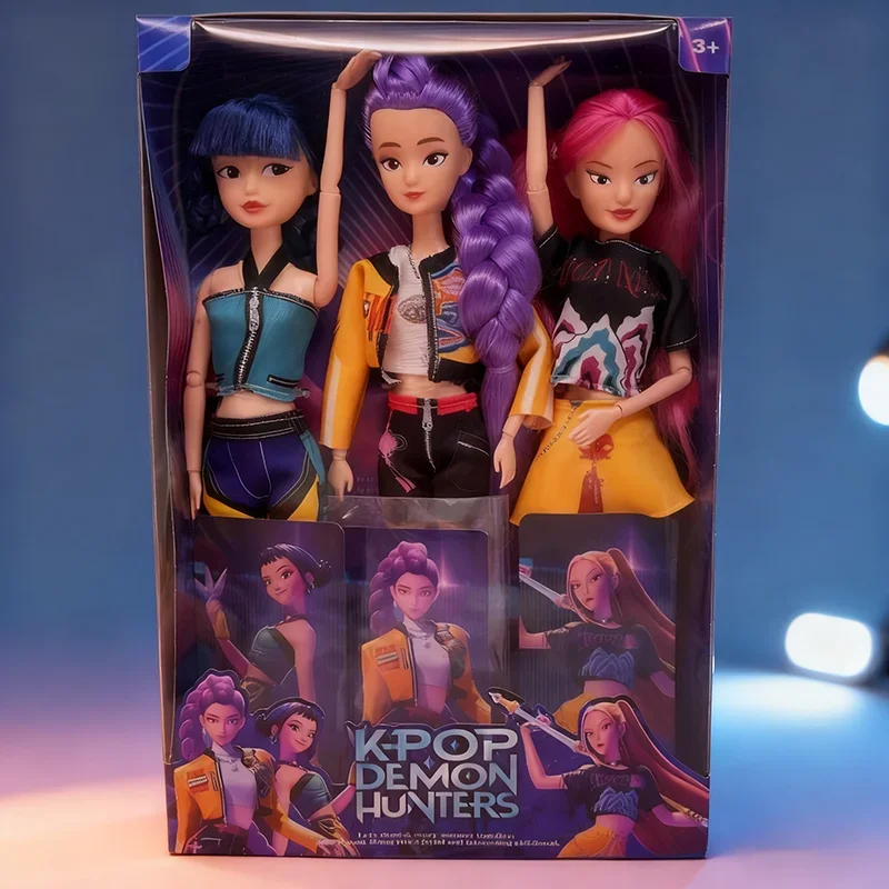 NEW Merchandise Rumi Mira Zoyi Character Figurine Birthday Gift Fan Club Gifts 11 Joints Are Movable Kpop Demon Hunters Action