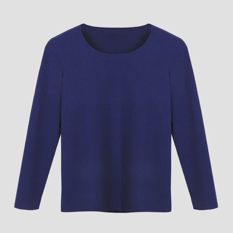 

5 шт. Мужская термомайка на флисовой подкладке и утолщенная с длинными рукавами на осень и зиму. Цельный теплый топ, приталенный.