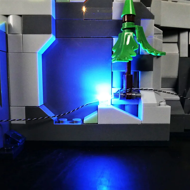 Kit d'éclairage LED pour château de Poudlard LEGO 76454, la tour principale, cadeau de noël (blocs de construction non inclus, Kits de briques, ensembles de modèles)