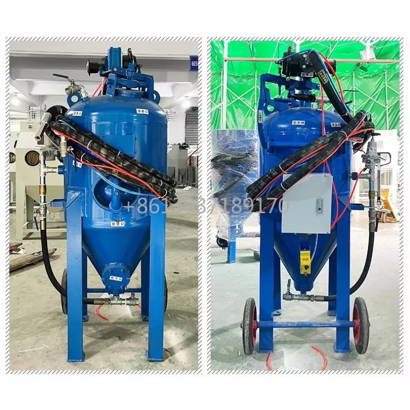 آلة السفع الرملي الرطبة ذات الضغط العالي آلة السفع الرملي المفتوحة المحمولة لإزالة الصدأ آلة السفع الرملي المائية الخالية من الغبار #6