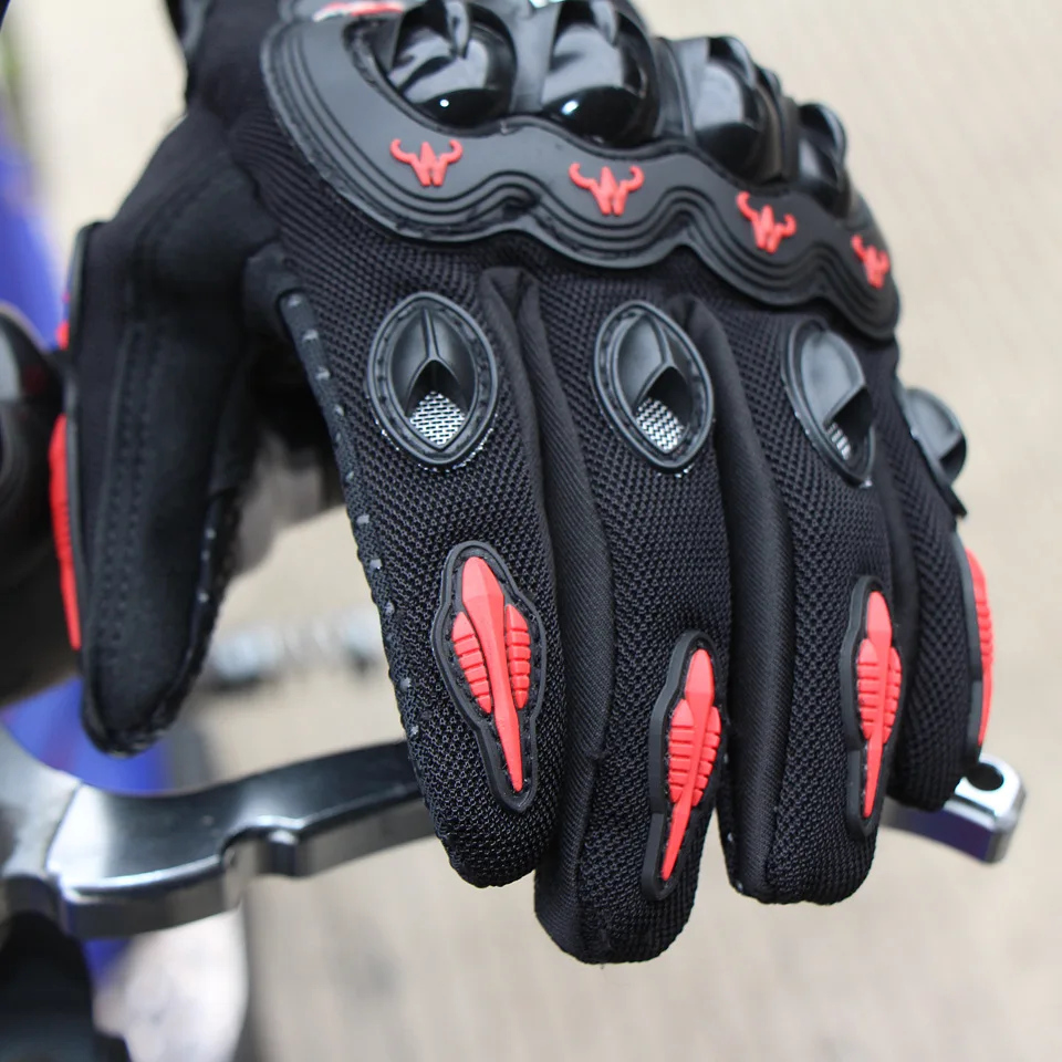 Motorfiets Handschoenen Ademend Volledige Vinger Racing Handschoenen Outdoor Sport Bescherming Rijden Cross Crossmotor Handschoenen Guantes Moto