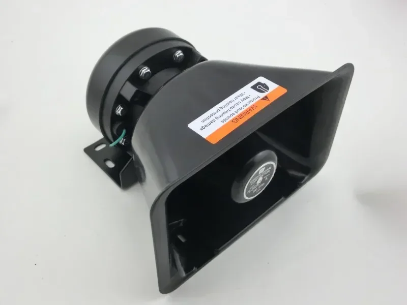 

Car Reminder Black Front Horn Square Mouth Horn 200W300W400W Watt Car Speaker 12V24V Universal