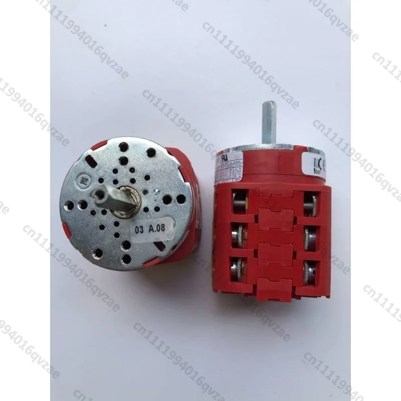 3-Speed Transfer Switch V3N WE4-XRF-X-XX Rotary 2 Down Silver Touchpoint