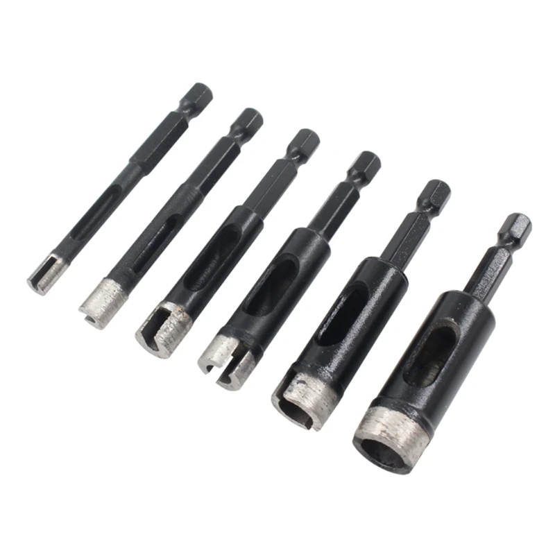 6mm 8mm 10mm 12mm 14mm 16mm 육각 생크 소결 대리석 화강암 구멍 오프너 94PD