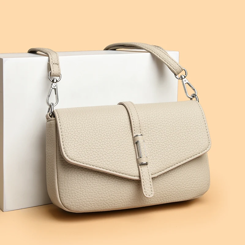 Modna damska torba Crossbody luksusowa markowa designerska damska torba na ramię wysokiej jakości miękka skórzana dziewczęca torebka bolsasa