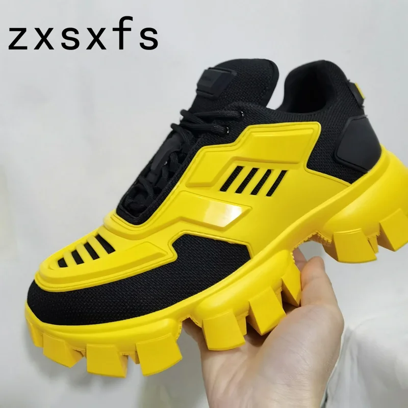 Luxury Platform Sneakers Men Women Thick Bottom Air Mesh Mules Casual Flat Male Shoes Women Lace Up Designer Runners Shoes Men