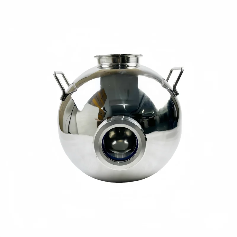 4inch FlangeOD119mm SS304 Onion Head With Sight Glass For Brewing Of Whiskey Or Brandy,Essential Oil Production,Distiller 10L