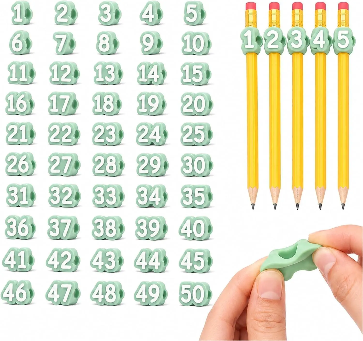 Variant: 50PCS Green