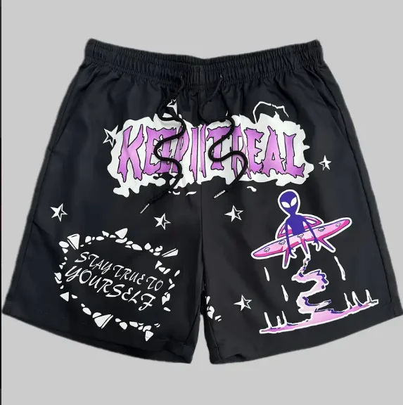 

Men's Printed Beach Shorts Suitable for Summer Casual Sports Pants Suitable for Fitness Basketball Fishing Outdoor Activities