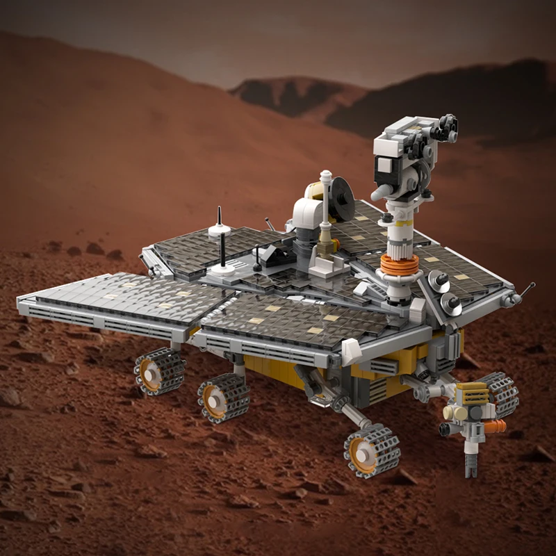 NASA Mars Exploration Rover Spirit Opportunity Mars exploration vehicle building blocks for kids rocket Children Birthday Gift