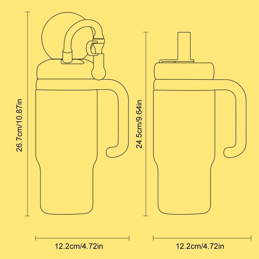 كوب نافورة الحوت من الفولاذ المقاوم للصدأ سعة 24 أونصة للأطفال والمراهقين والكبار