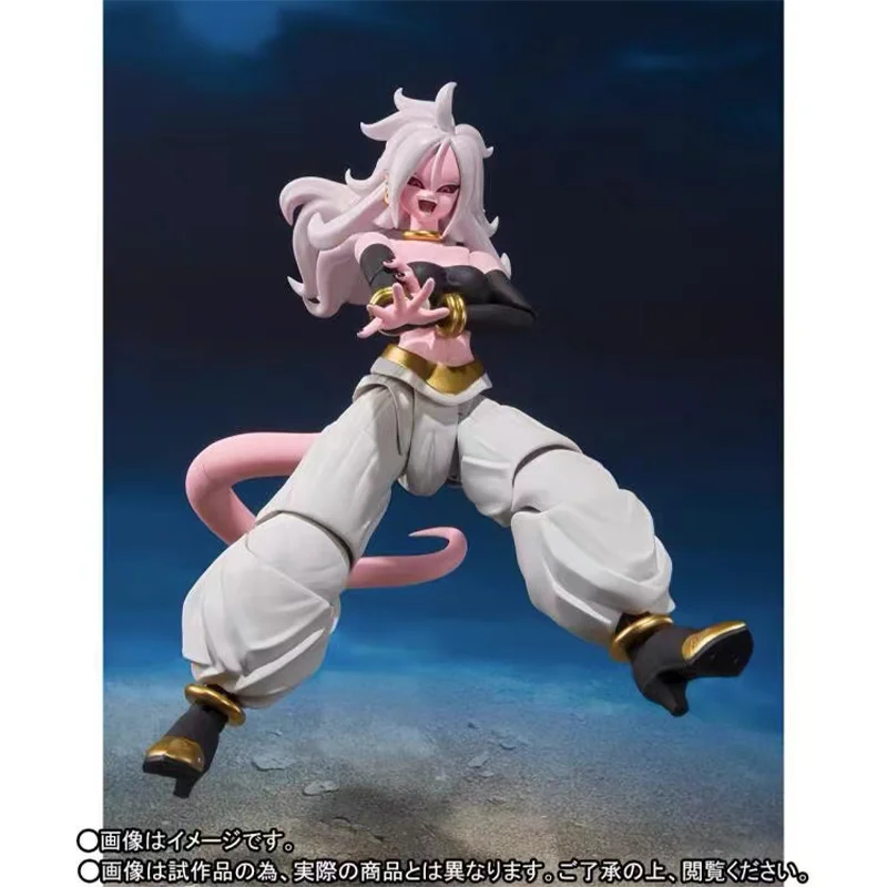 100% Original Bandai S.H.Figuarts SHF Android 21 In Stock Anime Action Collection Figures Model Toys