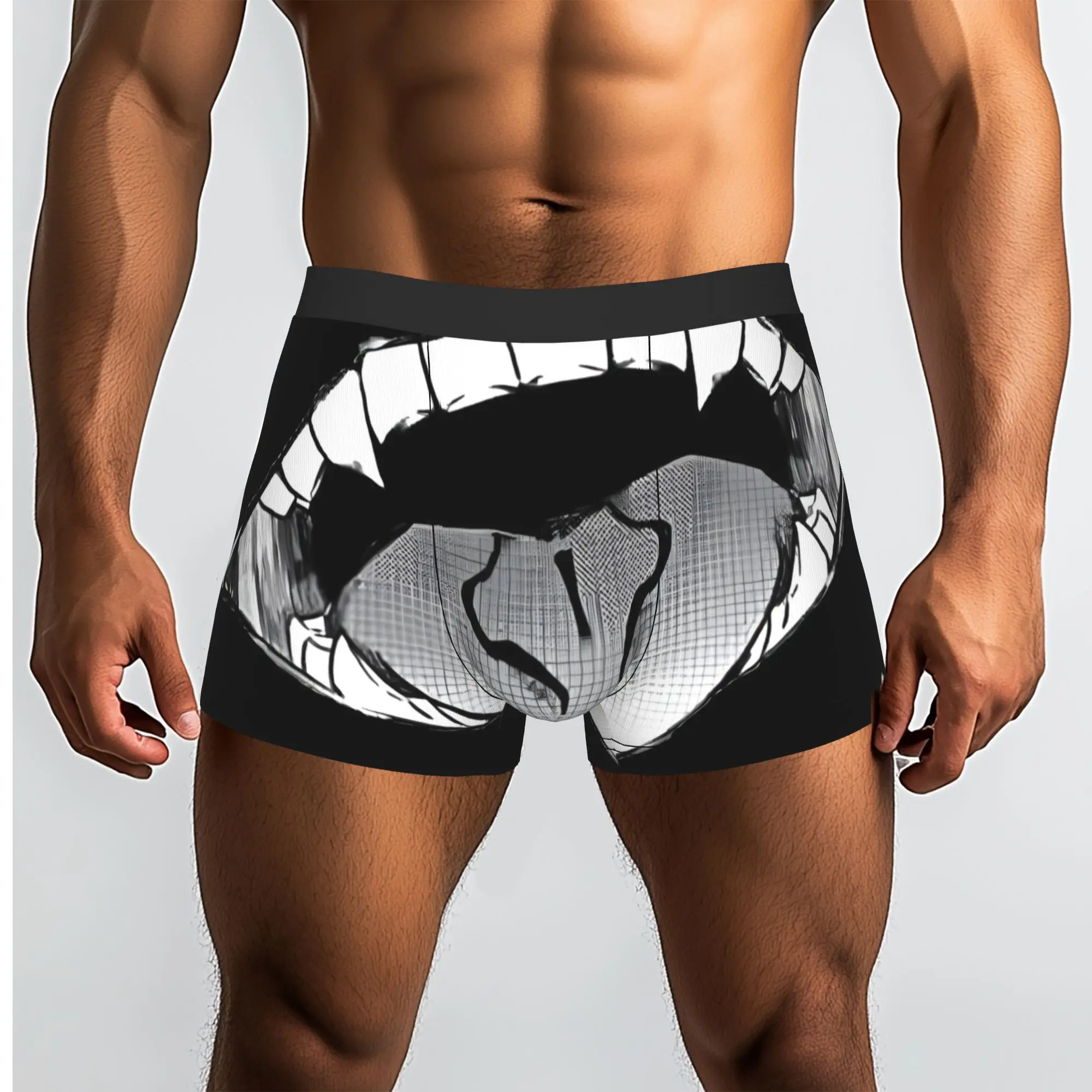 

1piece Curse Realm Jujutsu Kaisen Underpants Breathbale Panties Male Underwear Print Shorts
