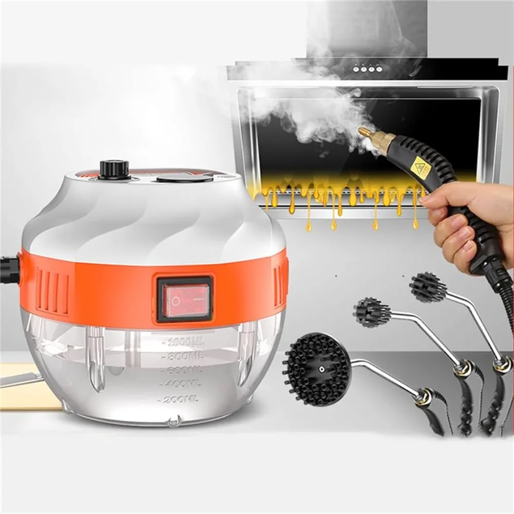 

SXA 2800W High Pressure Steam Cleaner With1000mL Water Tank ,Machine Home Kitchen Hood sofa floor with Tool Kit