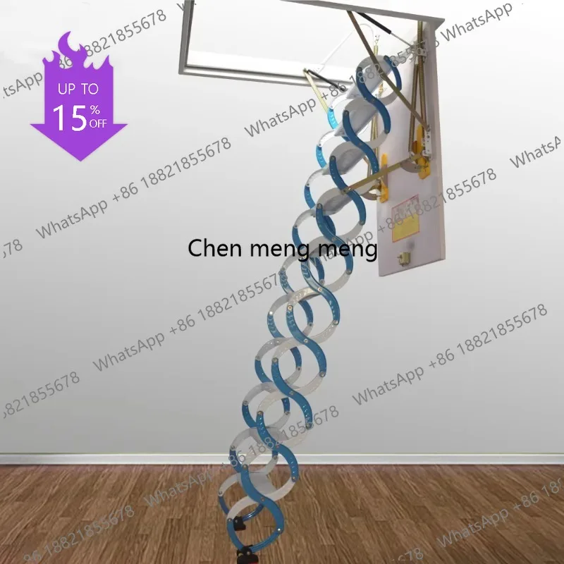 

Smt51 Convenient Access Indoor Electric Attic Telescopic Stairs Automatic Folding Loft Ladder Steel Collapsible Staircase Access