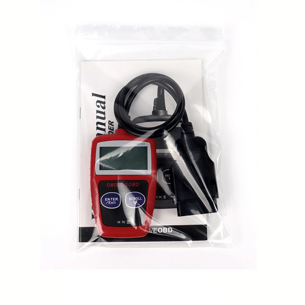 MS309 Obd2 أداة الماسح الضوئي التشخيصي يمكن قارئ رمز الحافلة لفحص ضوء المحرك/DTCs