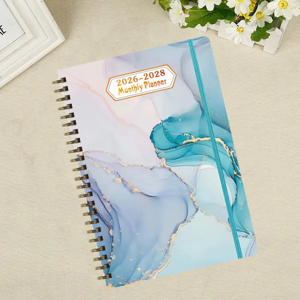 

3-Year A5 Weekly Planner (2026-2028)–Coil Notebook Business Integrates Fits Schedule Portable Design, Trips 15*21cm Lightwe V5L8