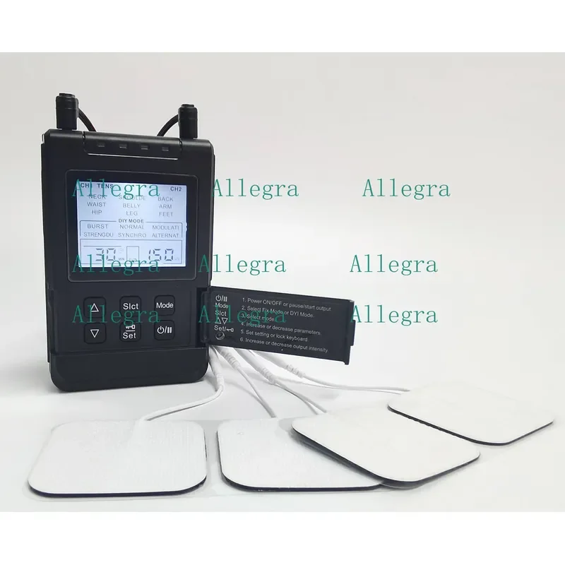 Physiotherapist Russian Stimulation Interferential Current EMS Muscle Tens Machine ABS Material Pain Relief