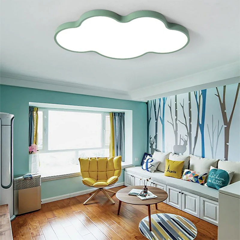 

Nordic modern bedroom living room LED ceiling lamp children's room cloud-shaped lamp study dining room corridor indoor lighting