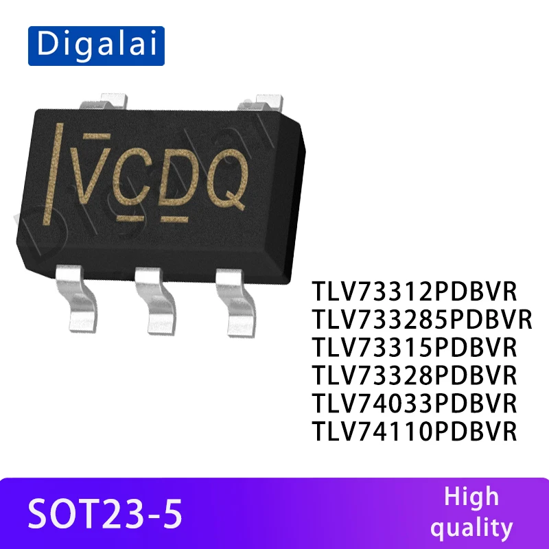 

TLV73312PDBVR TLV733285PDBVR TLV73315PDBVR TLV73328PDBVR TLV74033PDBVR TLV74110PDBVR SOT23-5 for Medical Sensors IIoT Bulk Stock