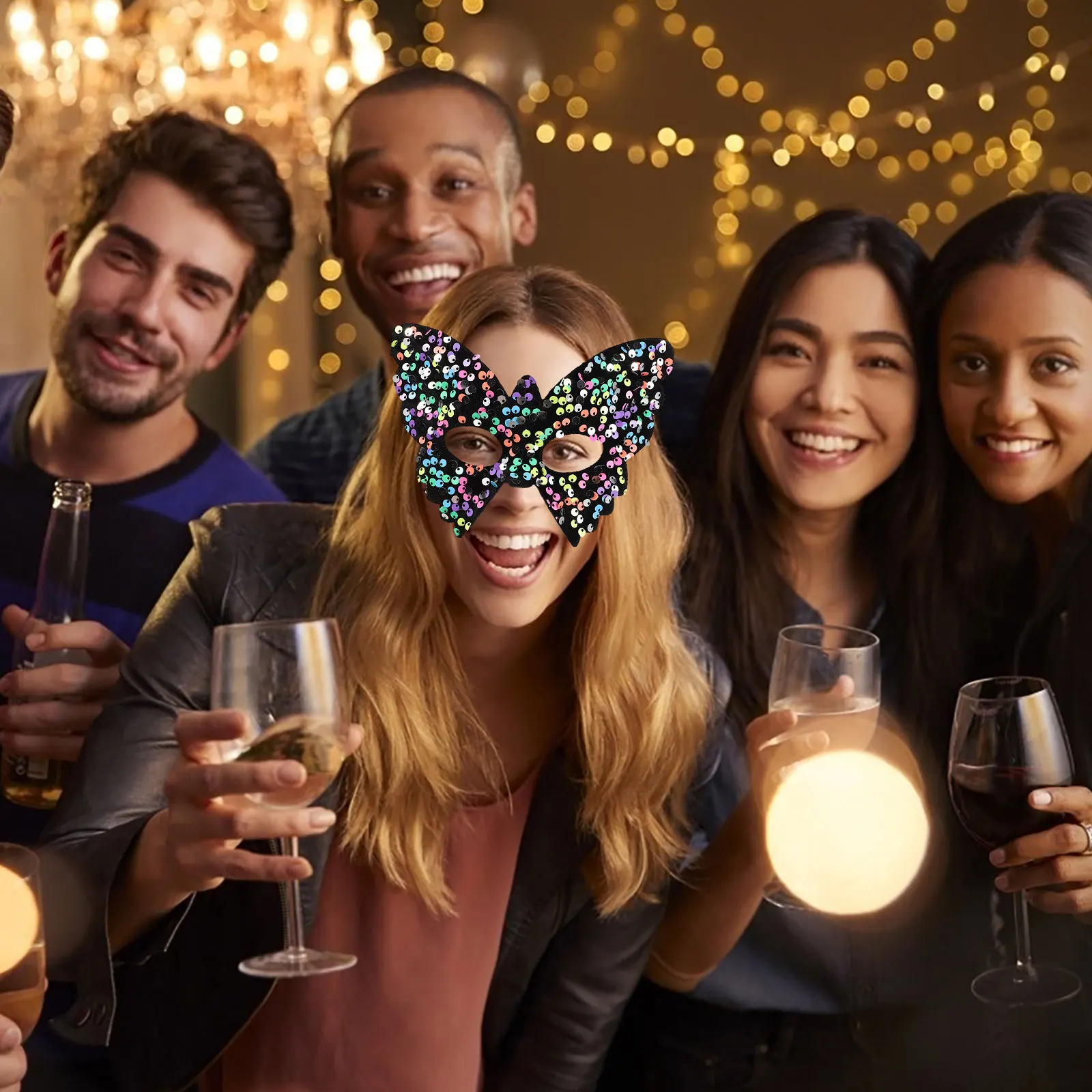 

Женская маска с блестками, маскарадные маски, женская бабочка, реквизит для вечеринки, косплей для взрослых, аксессуары для лица на Хэллоуин