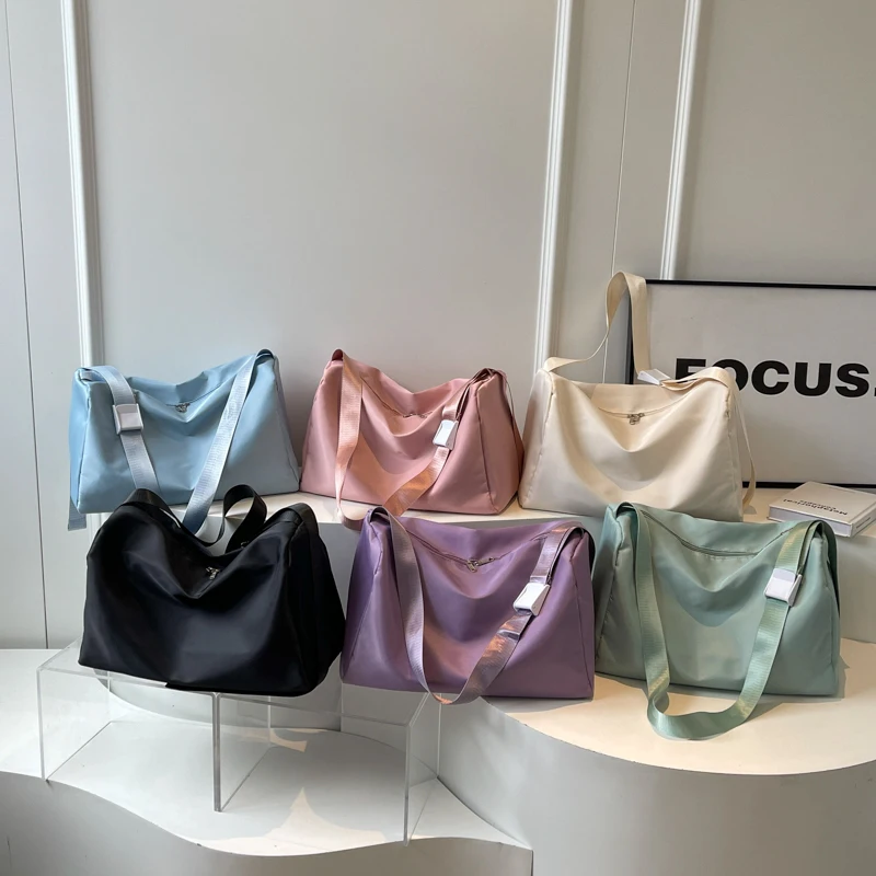 Borsa da donna per il nuoto e il Fitness 2024 nuova borsa da donna impermeabile in tessuto Oxford borsa a tracolla da viaggio di grande capacità per le donne