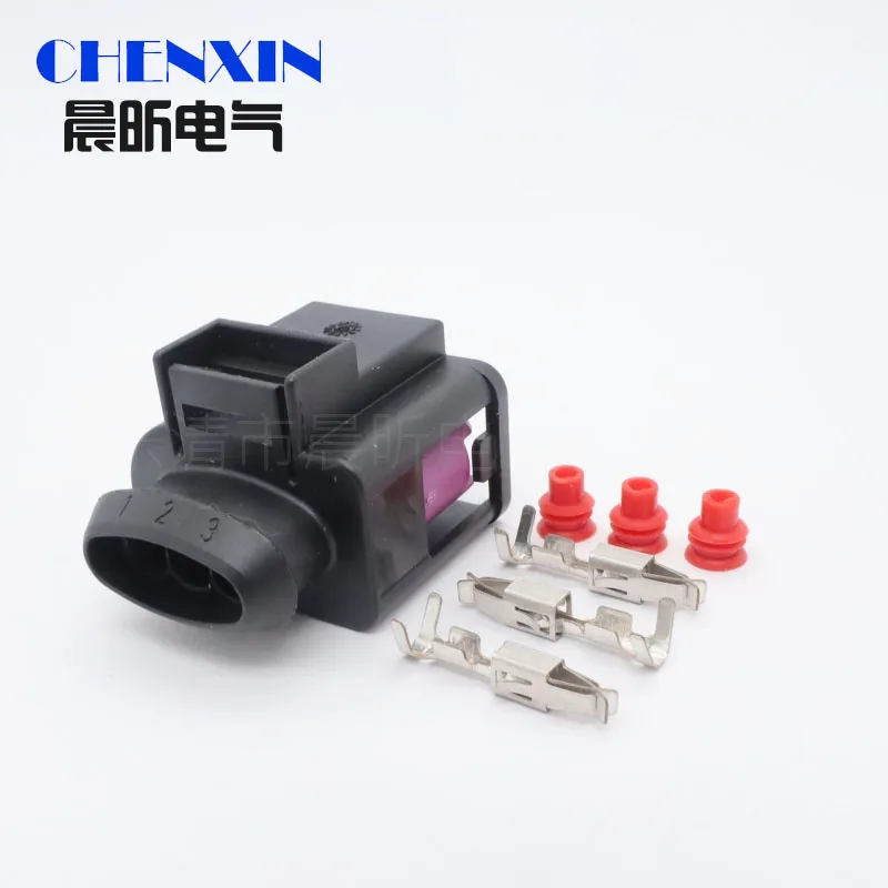 3 Pin female Auto waterproof connector High pressure oil pump plug 4D0 971 993A 4D0971993A 4D0971993 for A6 A4