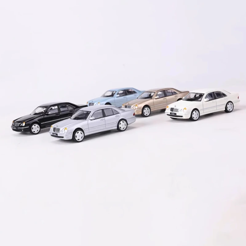 

Diecast Original 1:64 Scale E55 W210 Simulation Alloy Car Model Static Display Collectible Toy Gift Souvenir Decoration