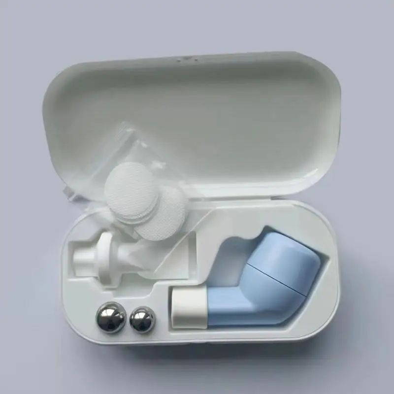 Respiratory Trainer Mucus Removal Device Breathing Exerciser Breathing Trainers With 2 Steel Balls Inspiratory Muscle Training