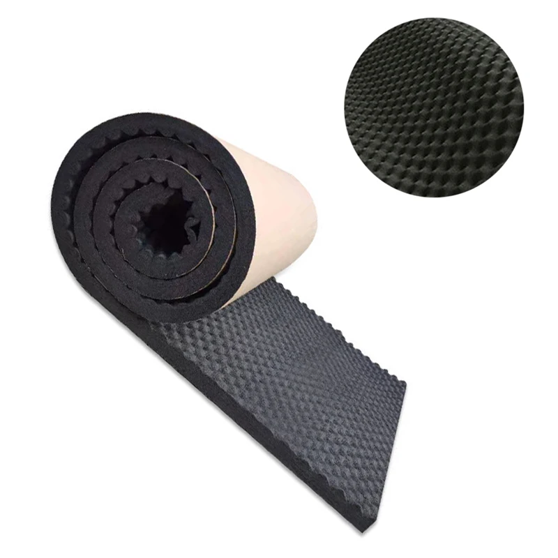 Auto Studio Sound Acoustic Absorption Car Heatproof Wave Foam Deadener Car Soundproof Cotton Insulation Mat