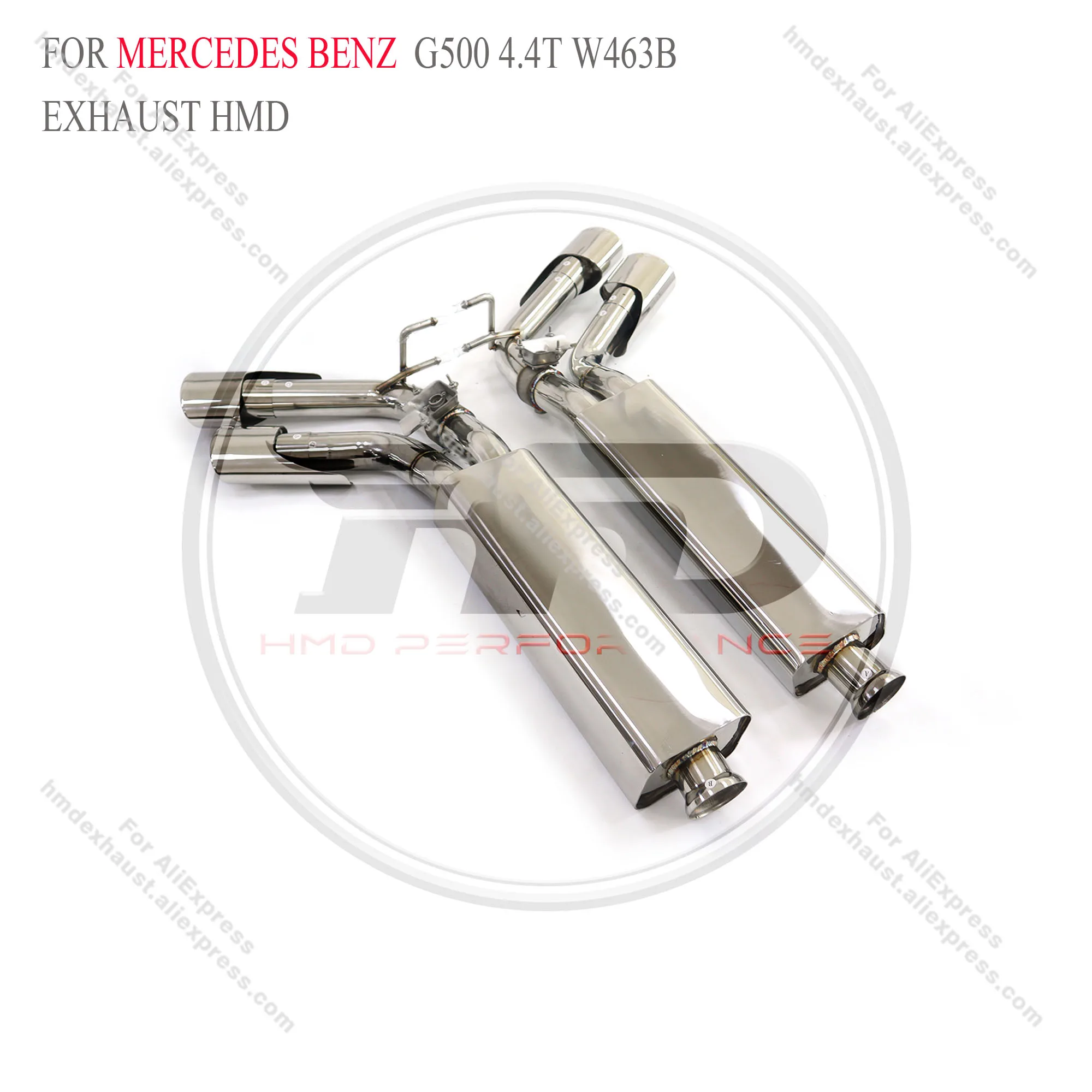 

HMD Stainless Steel Exhaust System for Benz G500 G350 G63 G65 G Class W464 Muffler Electronic Valve catback