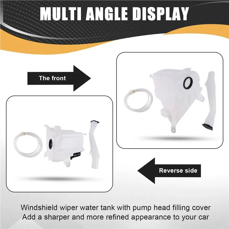 Reservoir With Pump Filler Neck Cap For Toyota Tacoma 1995-2004 Windshield Washer 8531504050 8533006031 8531606021
