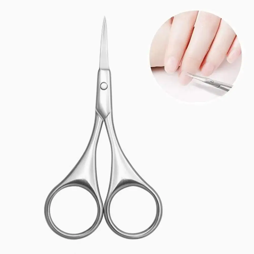 

Professional Manicure Scissors Stainless Steel Cuticle Precision Beauty Scissors for Nail Facial Hair Eyebrow Eyelash Nose I0P0