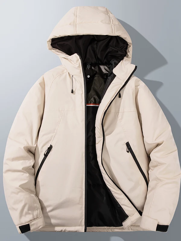 

ex Climbing Jaet Outdoor Comfortable Windproof Water-resistant Cotton Clothes Faionable Casual Hooded Coat