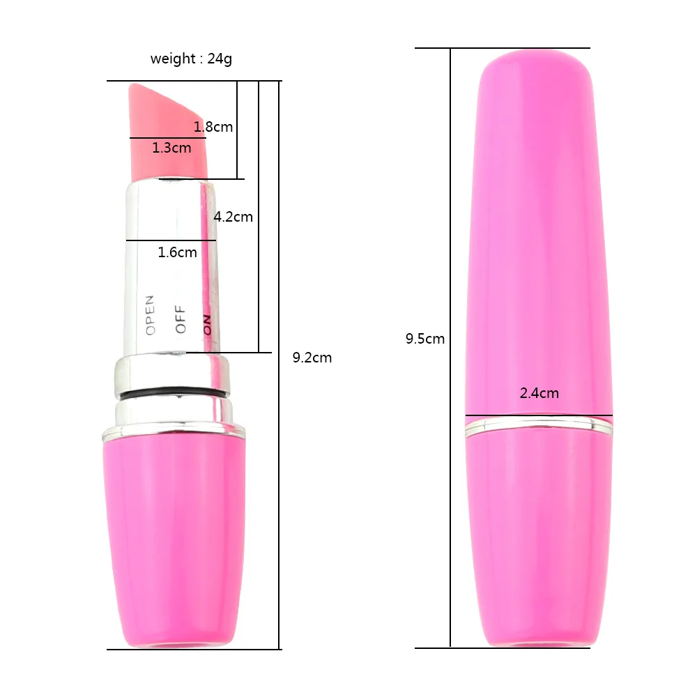 Mini Lipstick Vibrator Speed Adjustable Bullet Clitoris Stimulator Vaginal Massage Erotic Sex Toys For Women Adult Products