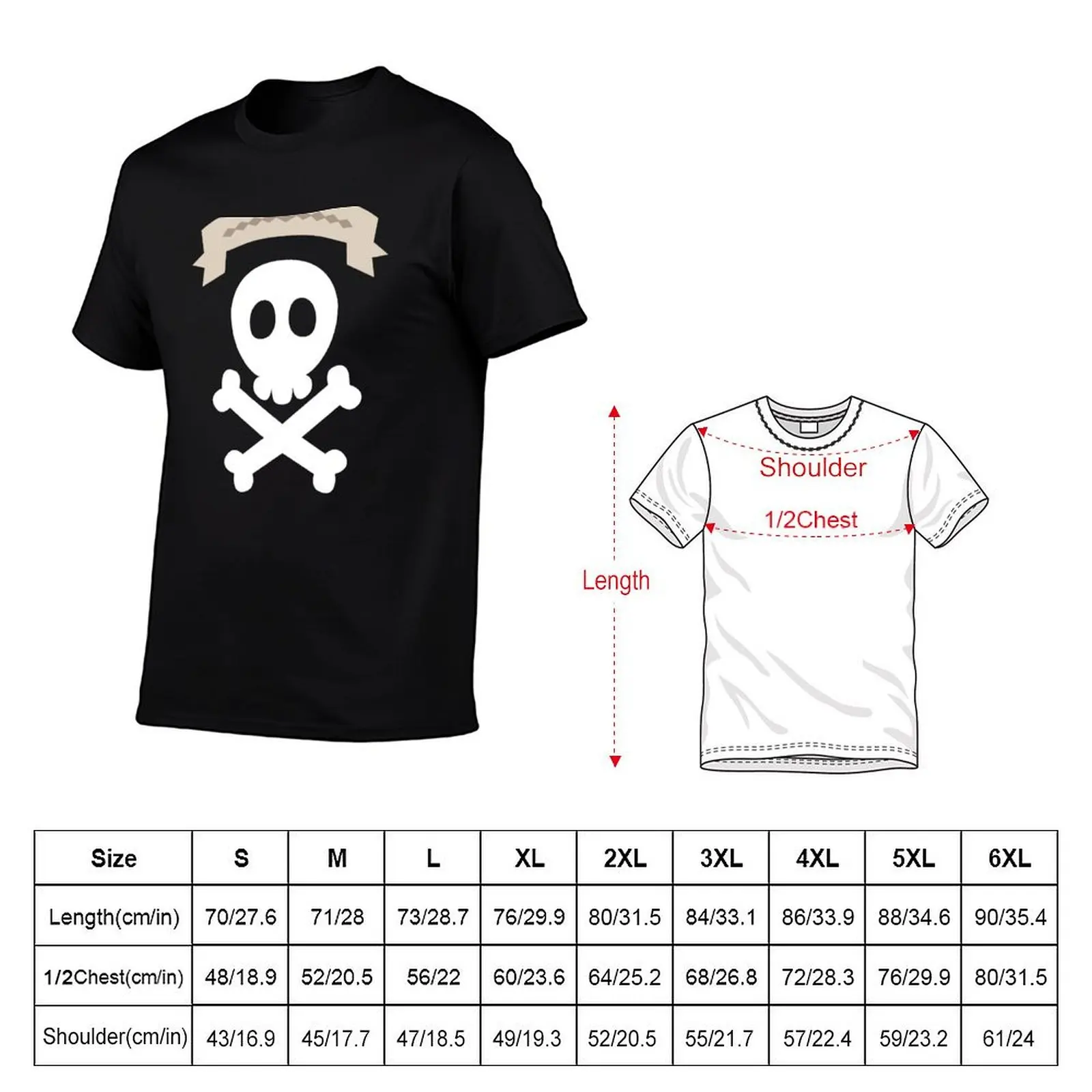 Ichikawa Kyoutarou (Boku no Kokoro no Yabai Yatsu) Skull T-Shirt mens graphic t shirts t shirt for man T-shirt