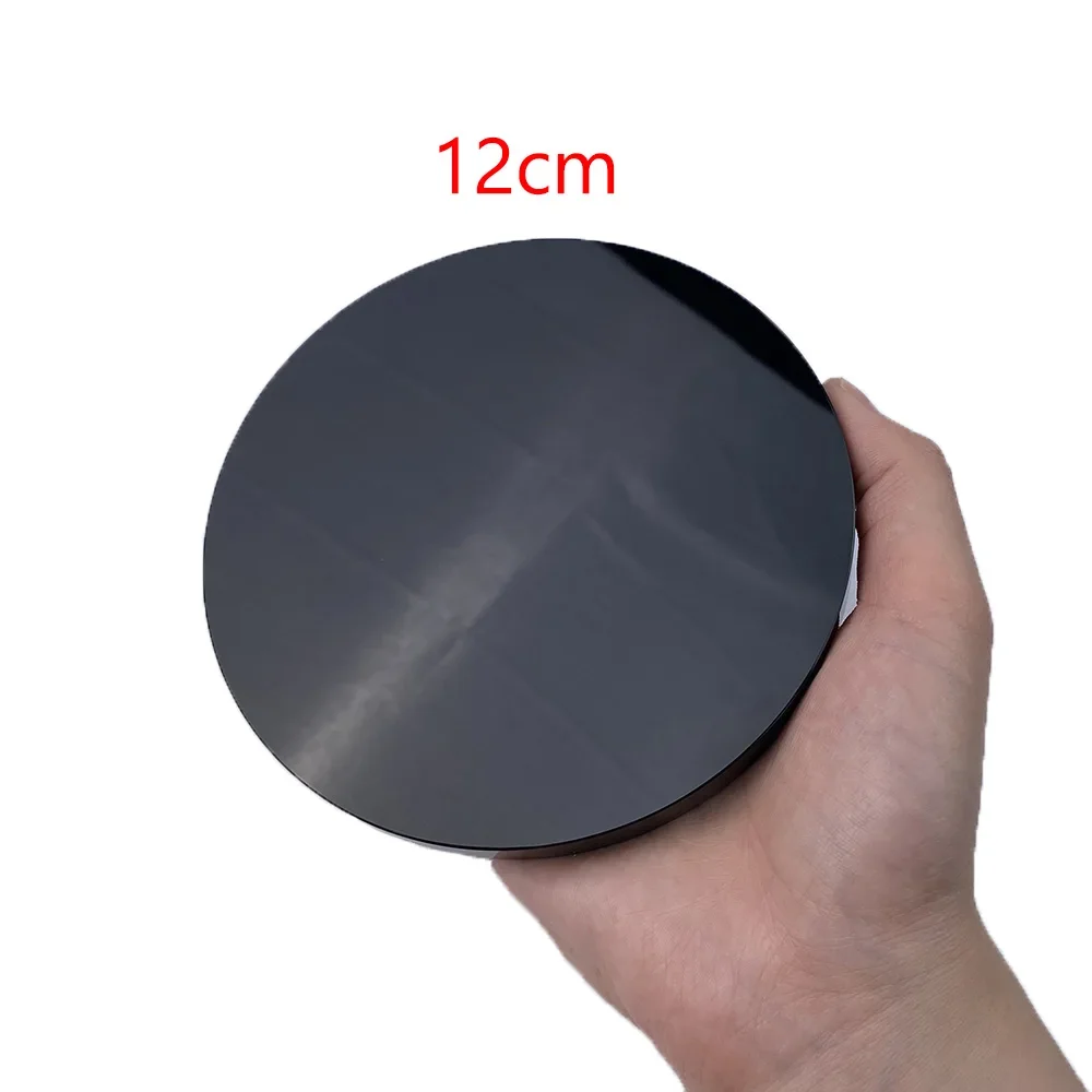 15 سنتيمتر 18 سنتيمتر 20 سنتيمتر مصقول سبج الصراخ مرآة التدخين المرايا مع حامل لوحة مستديرة للعرافة ماجيك الساحرة فنغشوي ديكور