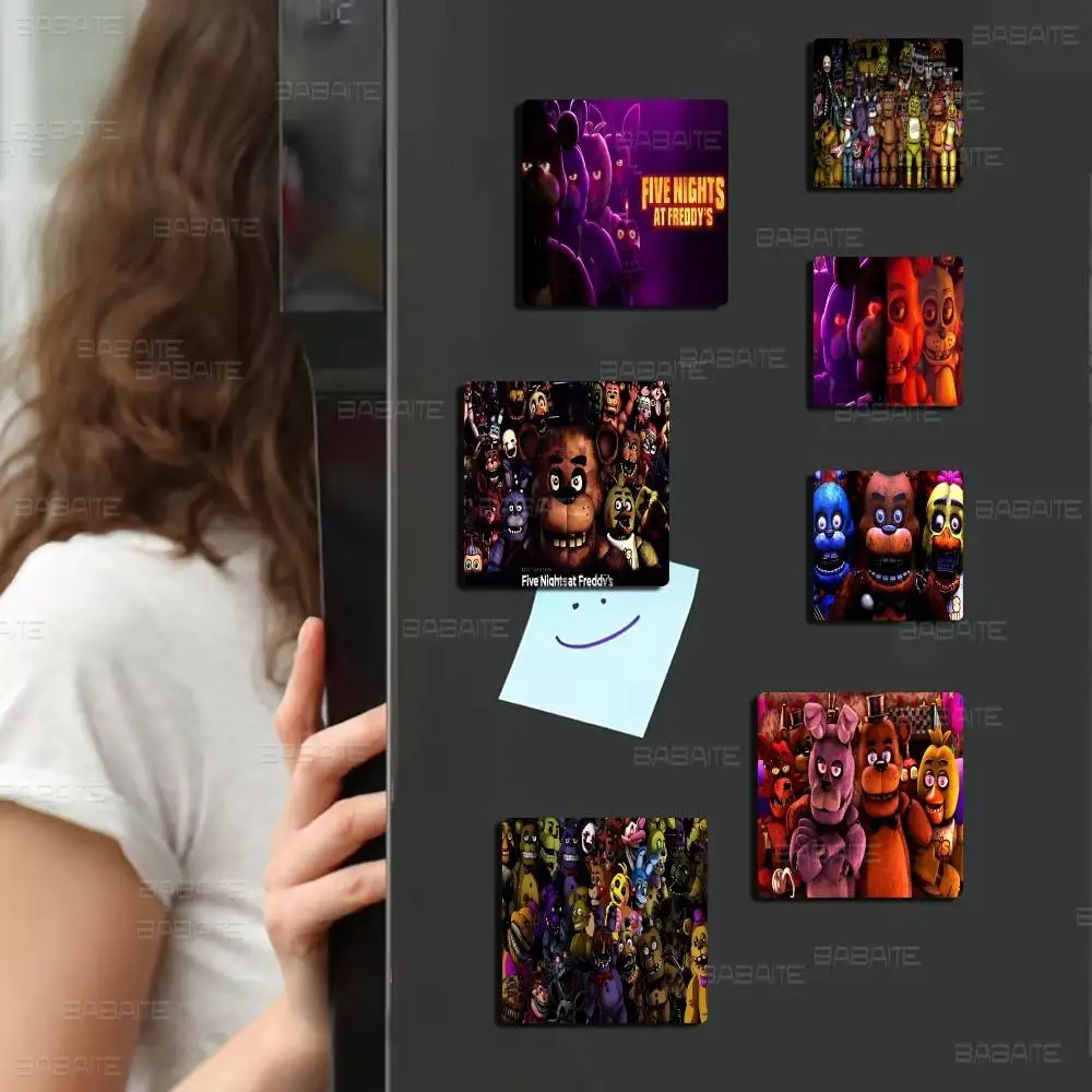 F-Fnaf F-Five-N-Nights-At-F-Freddys Anime Photo Fridge Magnet Personalize Refrigerator Holiday Decor For Vibrant Print Quality