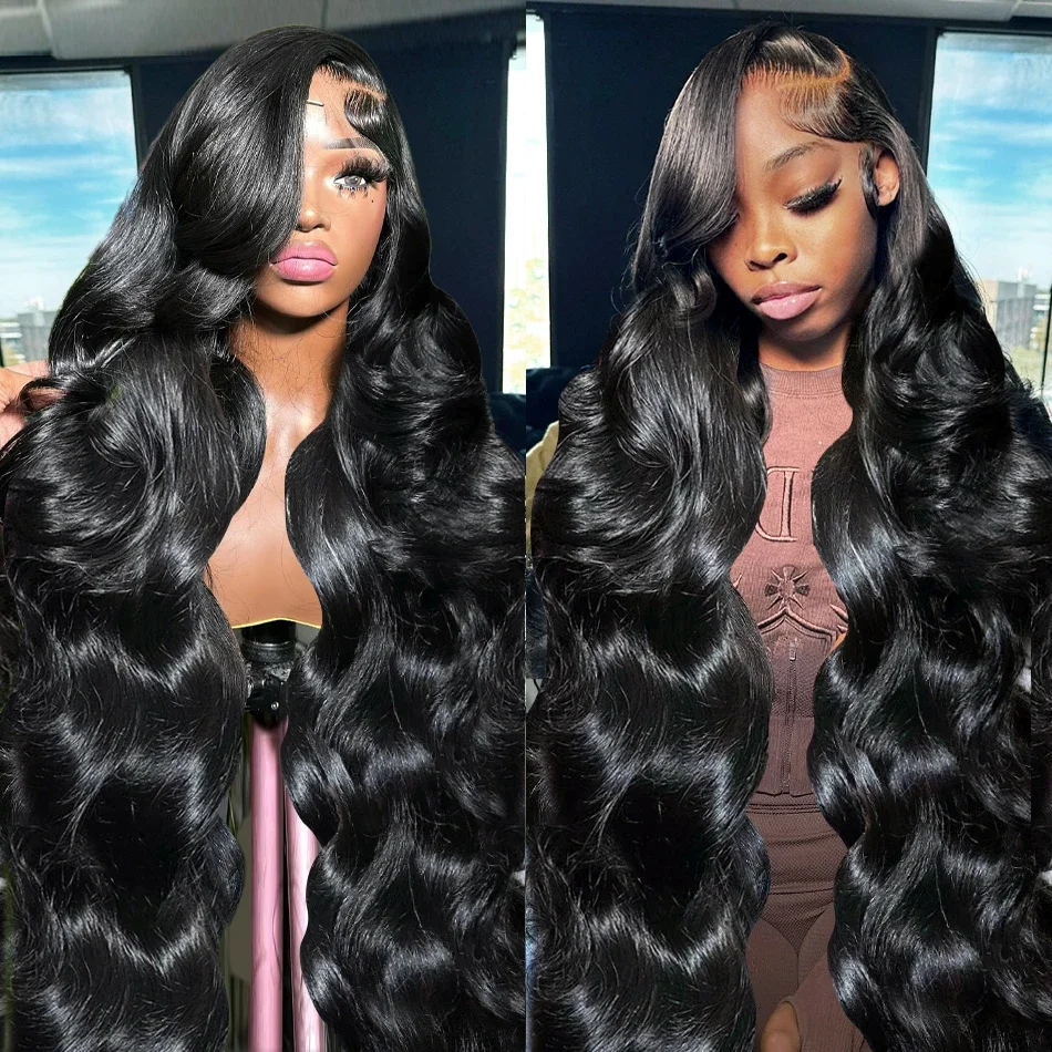 13X6 HD Transparent Body Wave Lace Frontal Wig 13X4 Lace Front Human Hair 5X5 Ready To Wear Glueless Wig for Women 250 Density