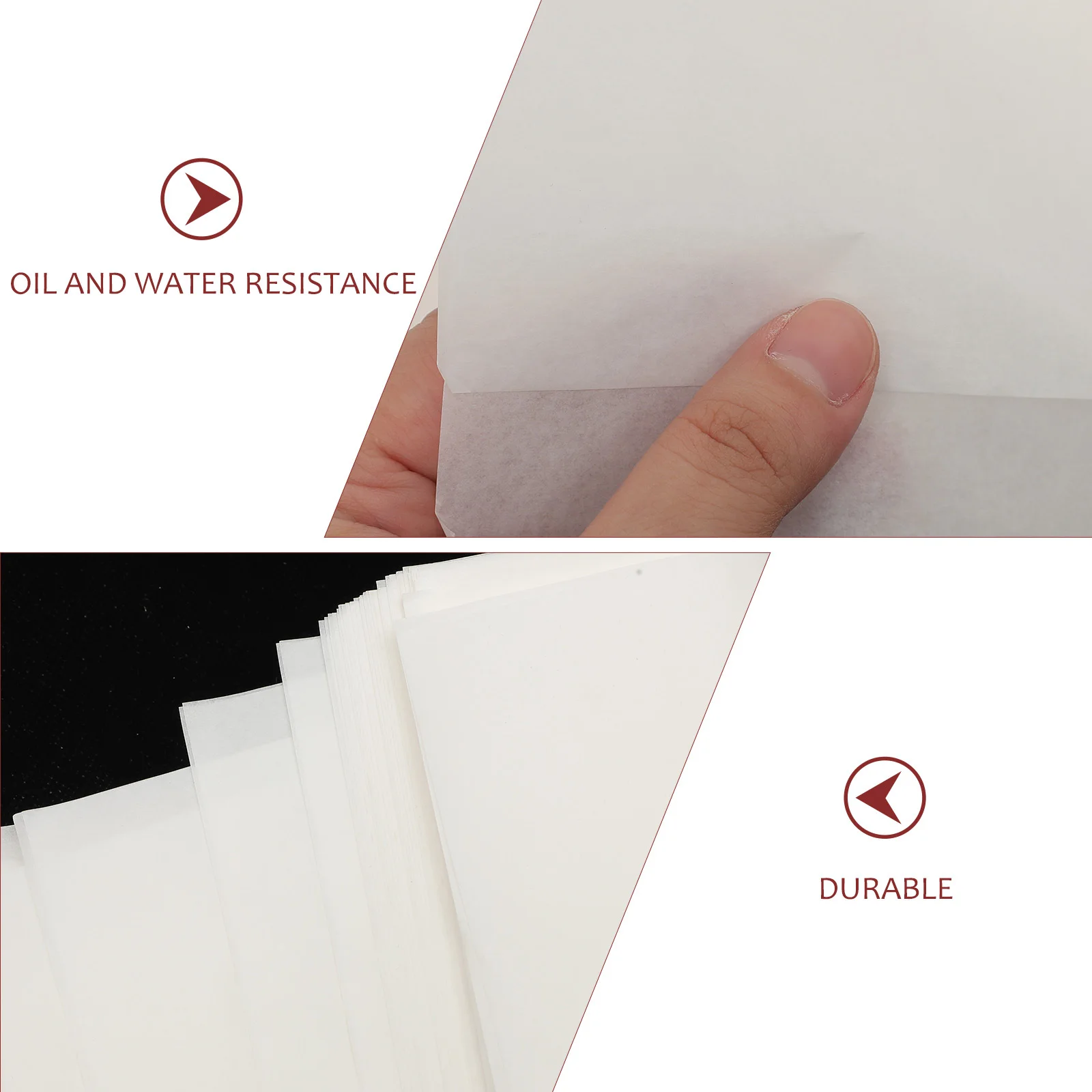 

50Pcs Baking Paper Environmental Protection Parchment Paper Non Stick Bbq Baking Packing Supplies Barbecue Supplies