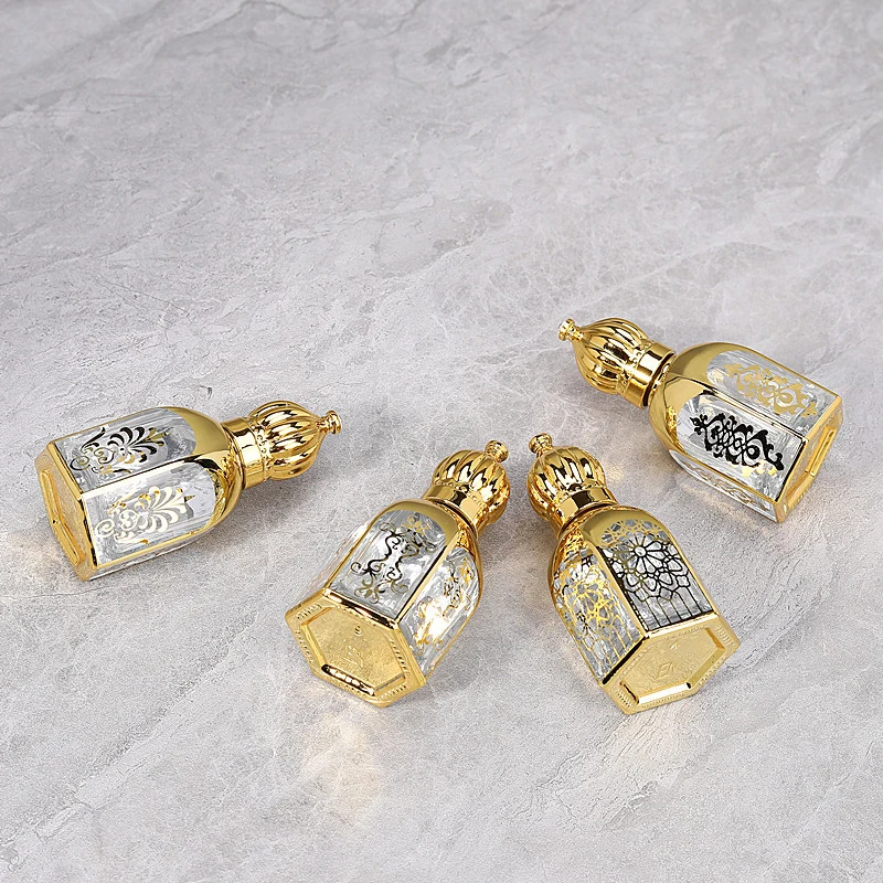 

[WHB]12ML Mini Glass Roll On Bottle Rollerbal Essential Oil Container Perfume Bottle Empty Essential Oil Bottle