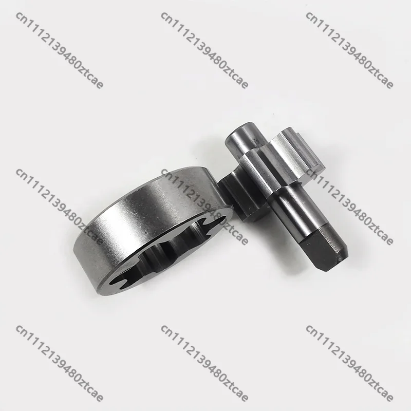 Oil Pump Shaft & 16mm Rotor Set Compatible with 420837543 420956675 Watercraft Repair Parts