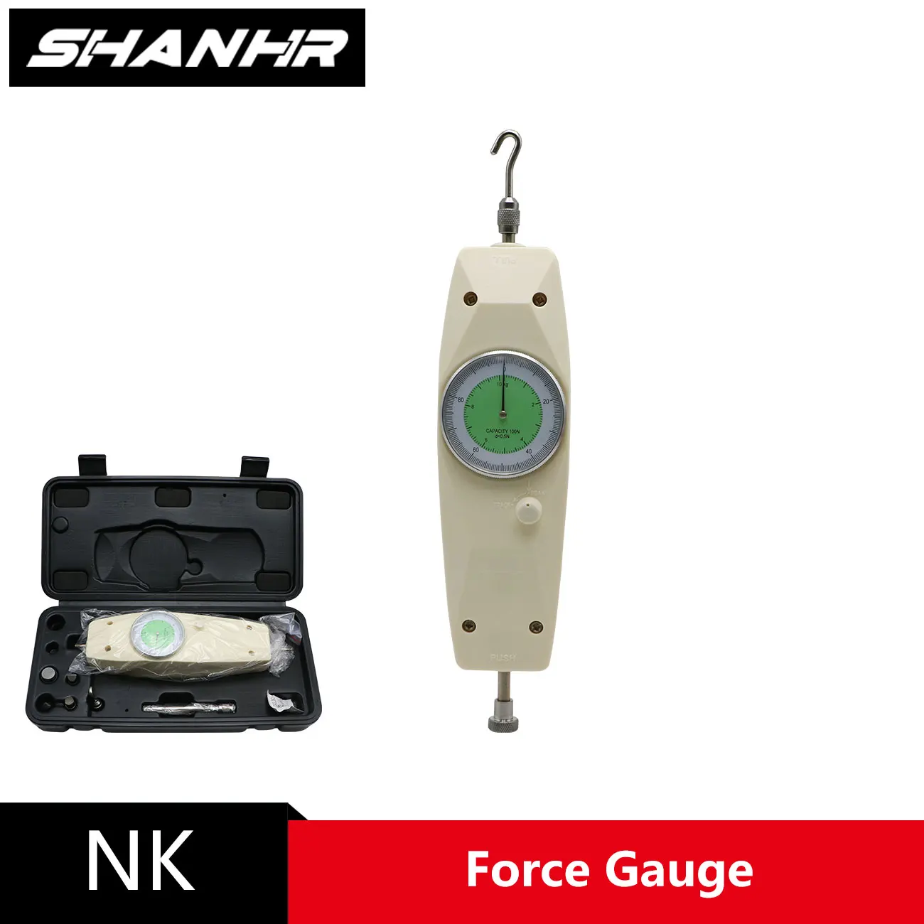 

SHANHR NK Измеритель силы, аналоговый двухтактный датчик силы, динамометр
