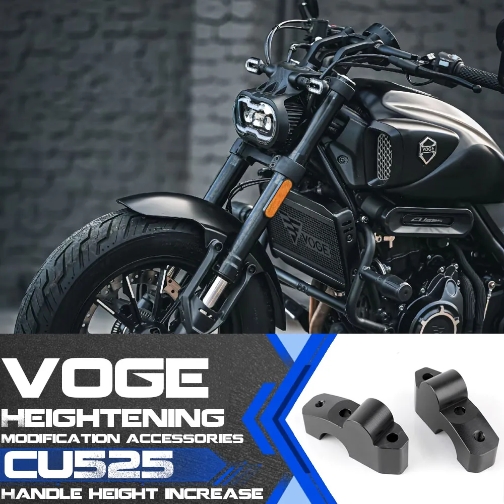 

Motorcycle Accessories For Voge CU525 CU 525 Accessories CNC Handlebar Back Moved Riser Heightening Clamp Mount