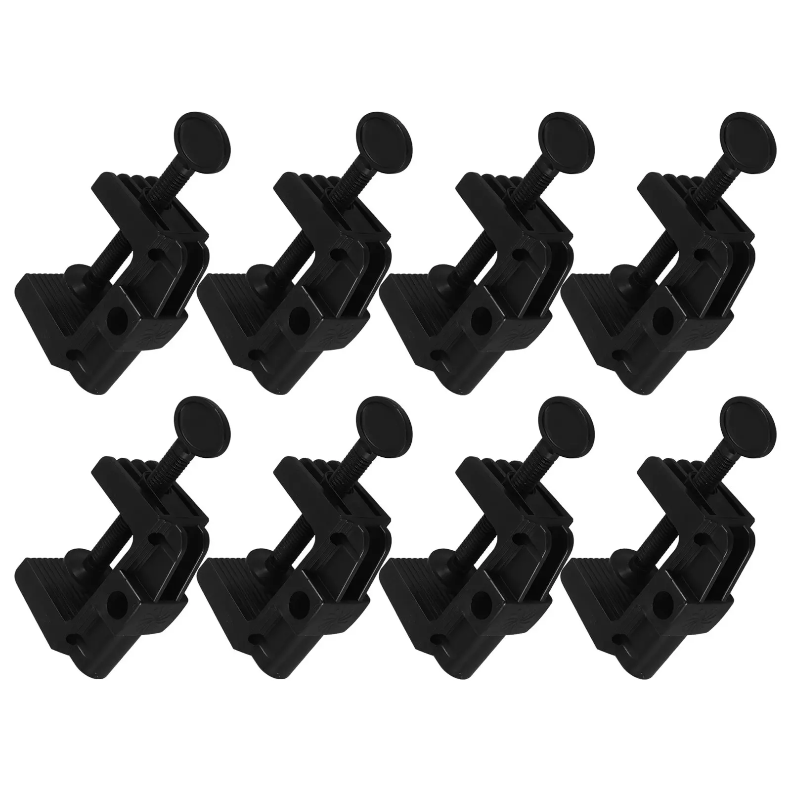 

8Pcs Desk Lamp Clamp - Adjustable Plastic Table Light Mount Bracket with Strong Grip for Office Bedroom Study - Replacement Lamp