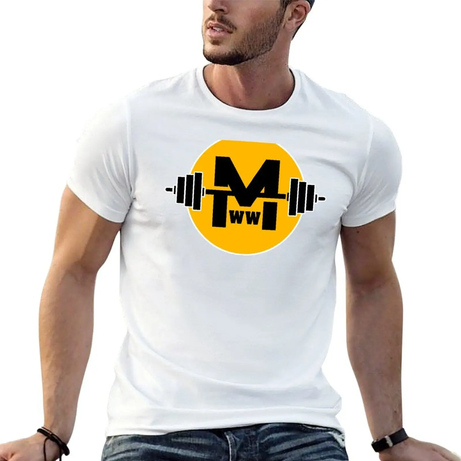 

MWW Logo white trim T-Shirt t shirts for man graphic tees t shirt man casual man t shirts graphic T-Shirt