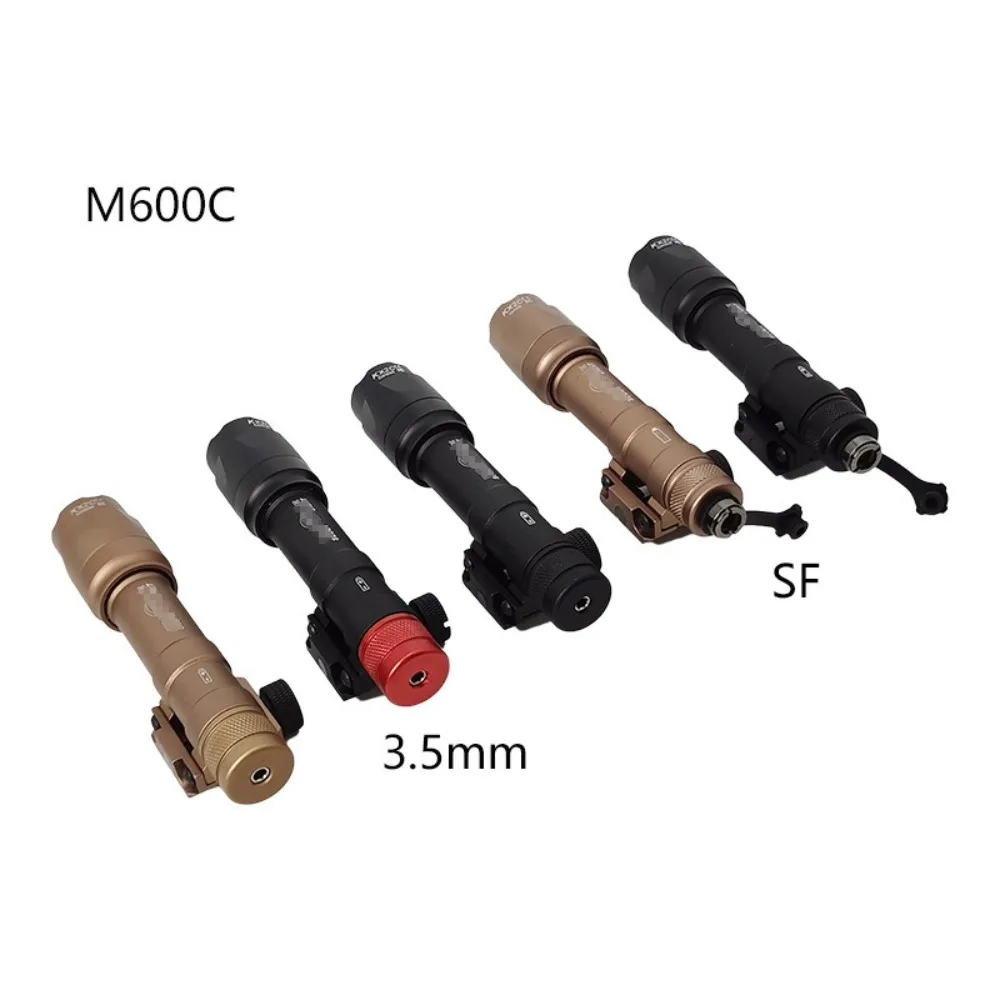 M600C ضوء فلاش قوي التكتيكية الماوس الذيل سلك التحكم LED جينمينغ 10 M600C مصباح يدوي الإضاءة