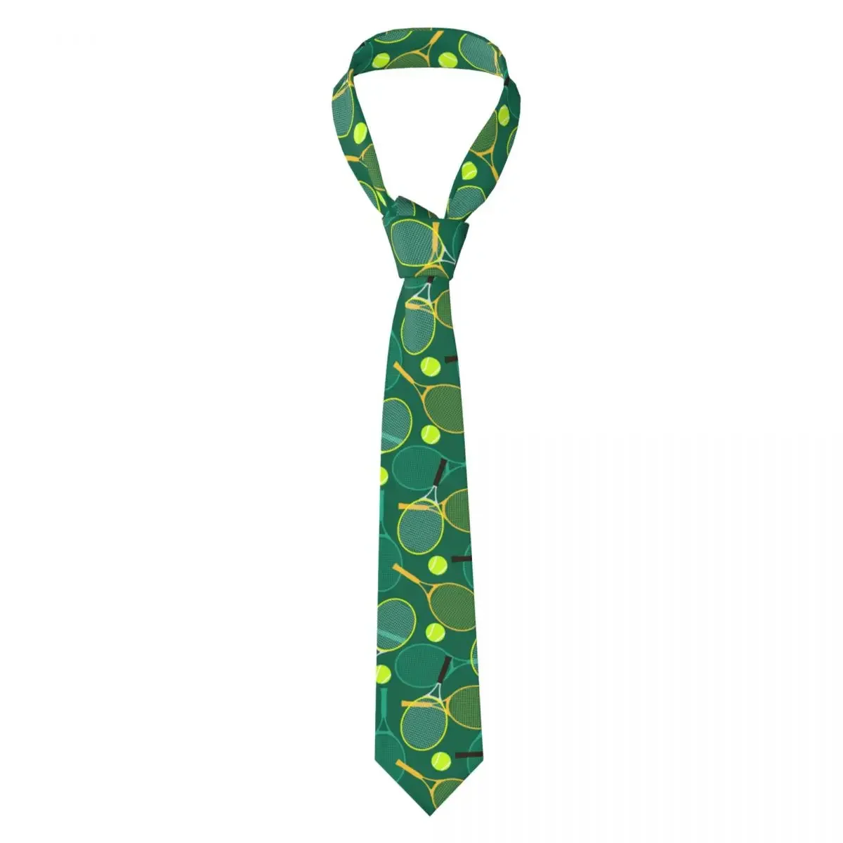 Tennis Rackets And Balls Tie For Men Women Necktie Tie Clothing Accessories